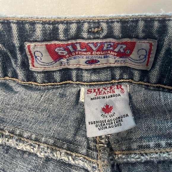 Retro Silver Jeans 32/33 - Picture 4 of 8